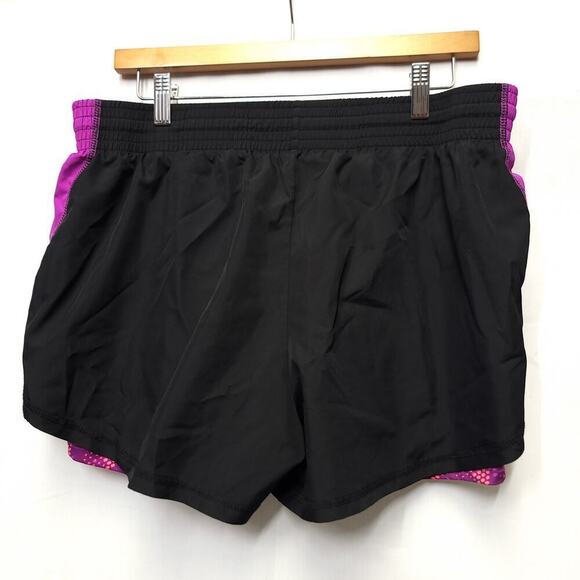 C9 Champion Shorts Womens Size Xl Duo Dry Black Pink Workout Inner Shorts Lining - Picture 2 of 5
